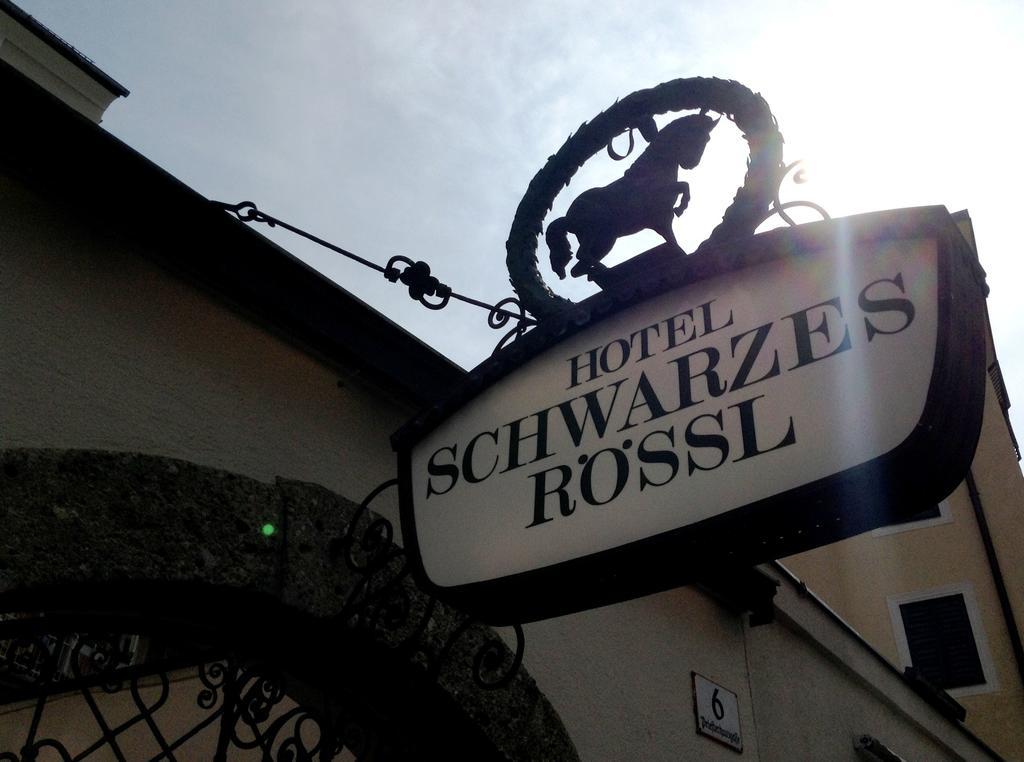 Hotel Schwarzes Roessl Salzburgo Exterior foto